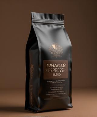 Bag of Signature Espresso Blend coffee beans